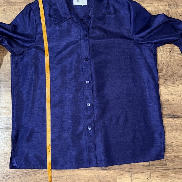 DRAPERS&DAMONS Navy Blue Button-Up Shirt - Picture 5 of 7